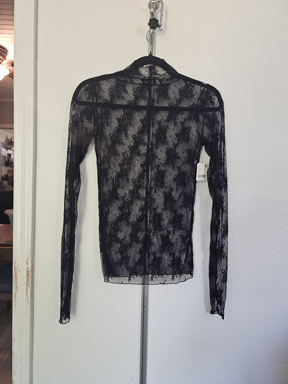 Free People Lace Turtleneck